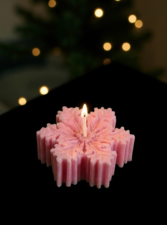 Snowflake Candle